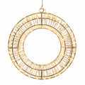 Aro Decorativo Navideño de 30 cm con Luz Cálida
