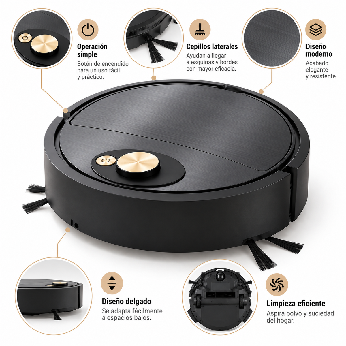 Aspiradora Robot Compacta