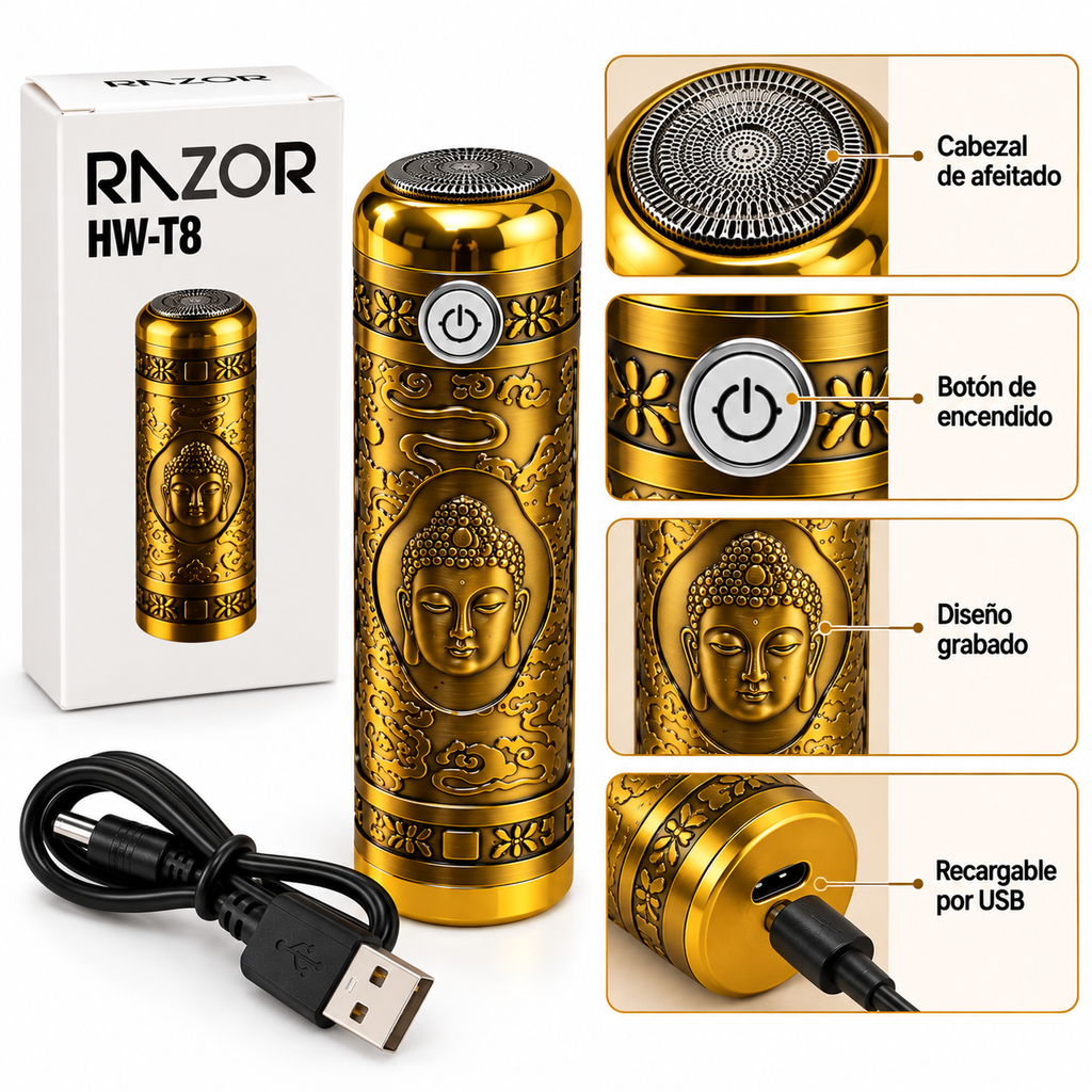 Barbera Eléctrica Razor HW-T8