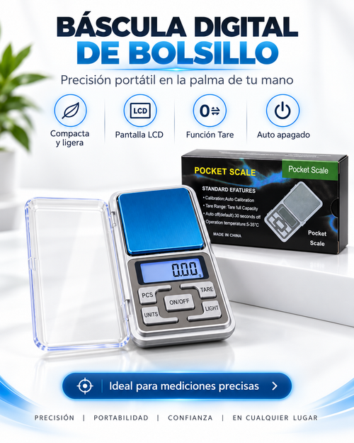 Báscula Digital de Bolsillo.C36