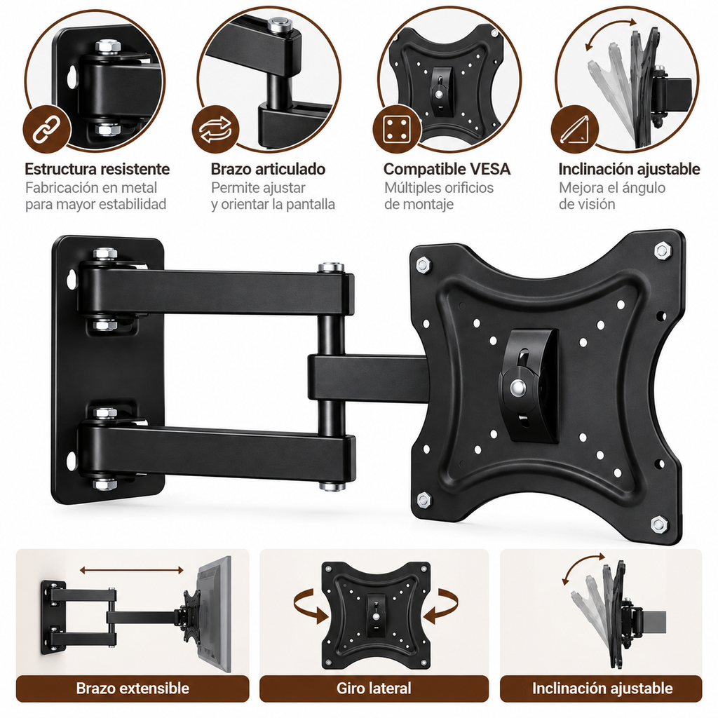 Base Articulada para TV HDL-117B
