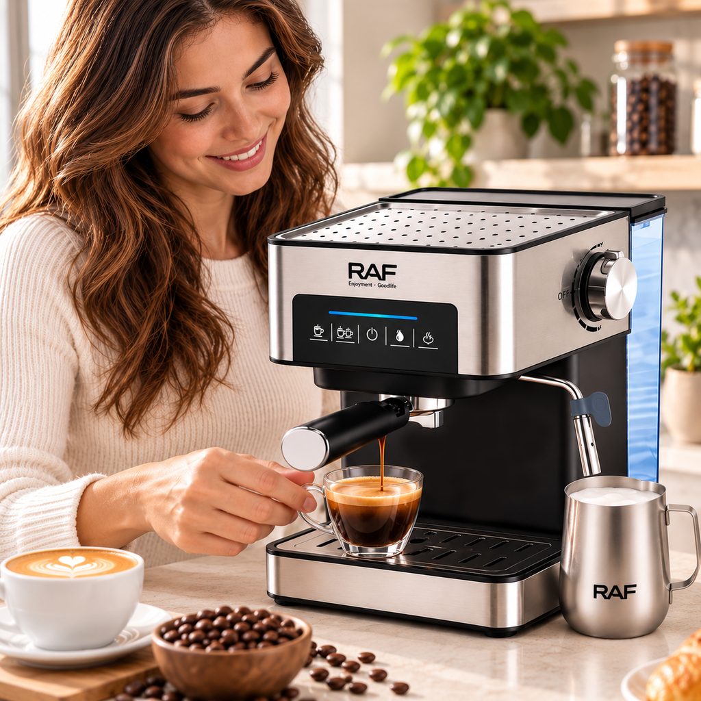 Cafetera RAF para Espresso y Capuchino