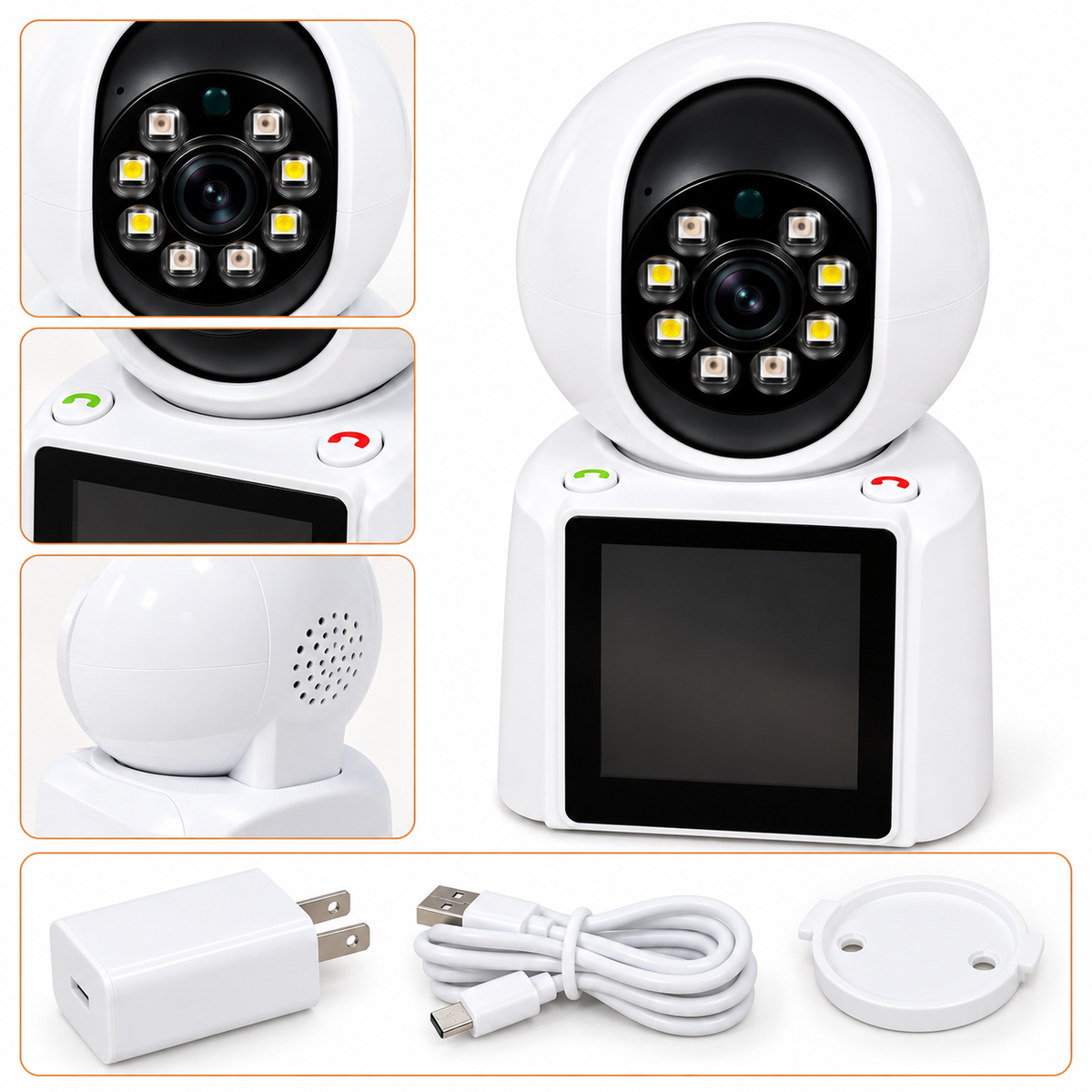 Cámara Inteligente WiFi con Pantalla