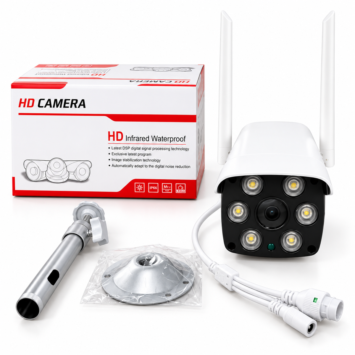 Cámara de Seguridad PTZ Fija K6
