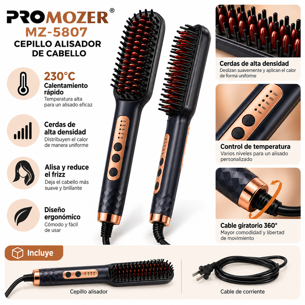Cepillo Eléctrico PROMOZER MZ-5807