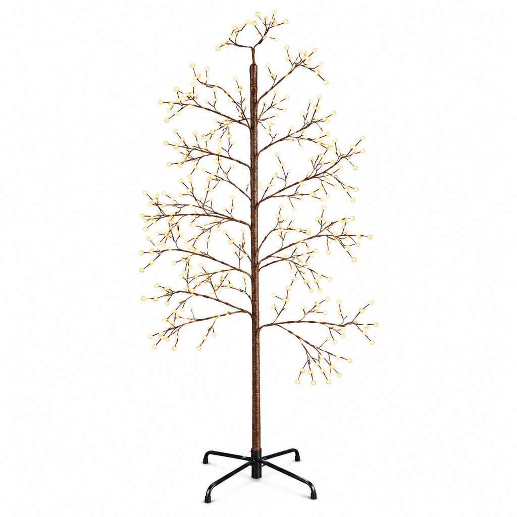 Chamizo Decorativo de Ramas con Luz Cálida de 1,50 m