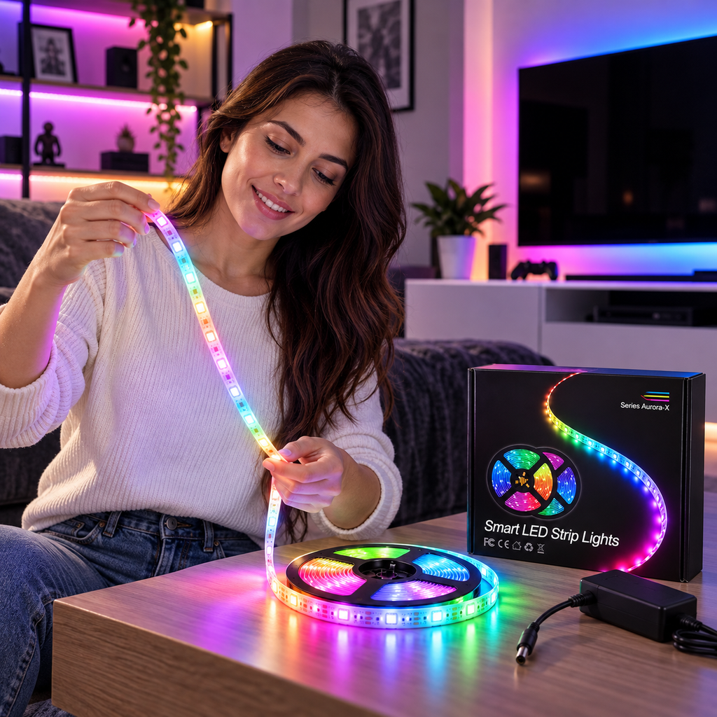 Cinta LED RGB de 10 Metros