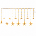 Cortina Texturizada de Estrellas con Micro LED