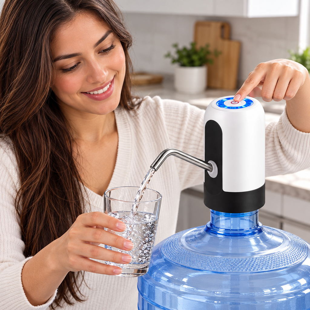 Dispensador Automático de Agua Recargable