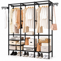 Estantería Metálica para Ropa de Varios Niveles