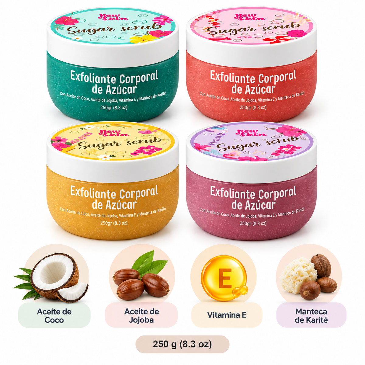 Exfoliante Corporal de Azúcar Key Love
