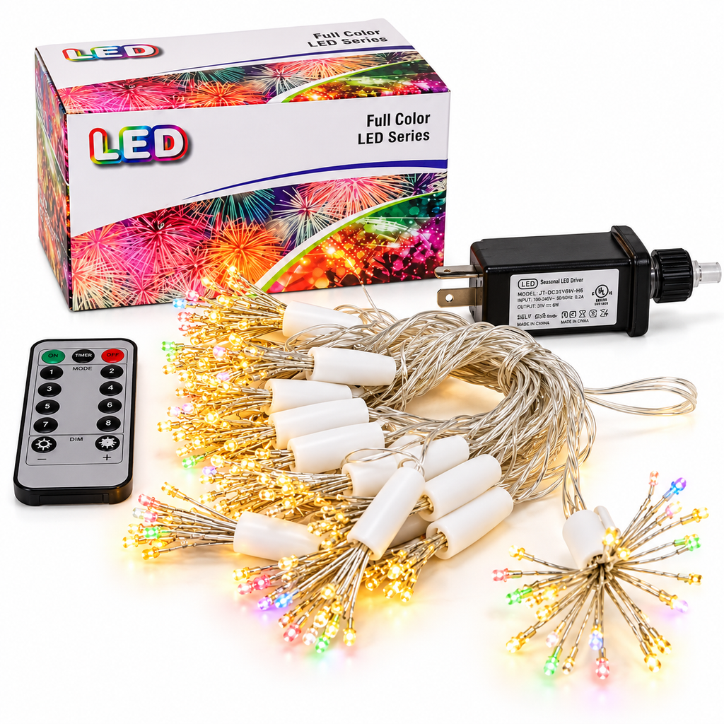 Guirnalda Lineal de Erizos con 400 Luces LED