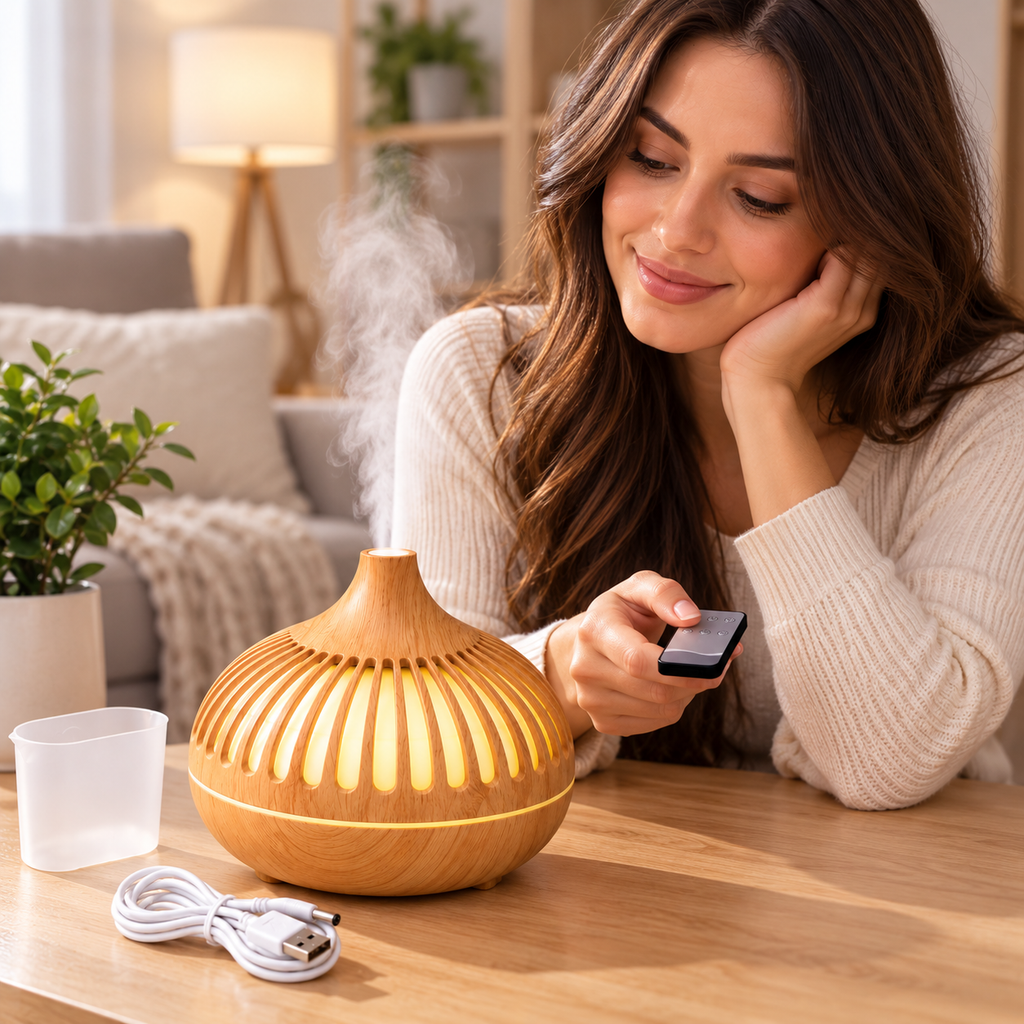 Humidificador ALANA Capillo Bambú de 500 ml