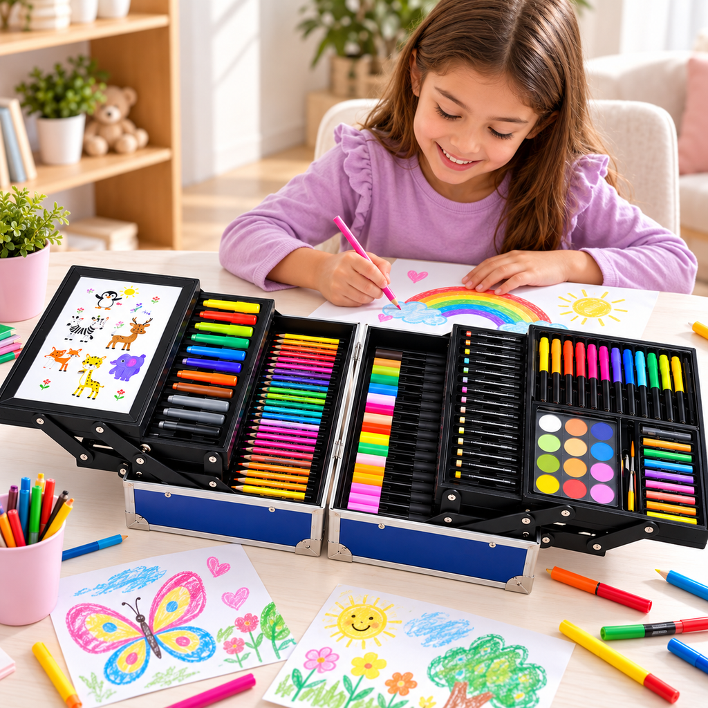 Kit de Arte Infantil de 133 Piezas