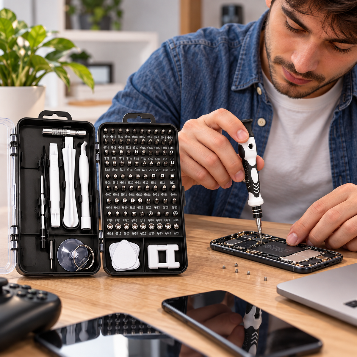 Kit de Destornilladores de Precisión 115 en 1