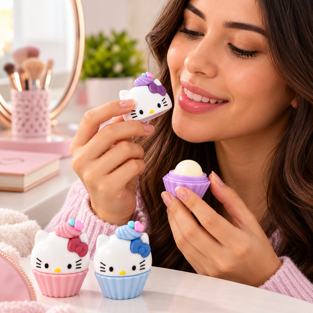 Labial Hidratante con Diseño de Cupcake