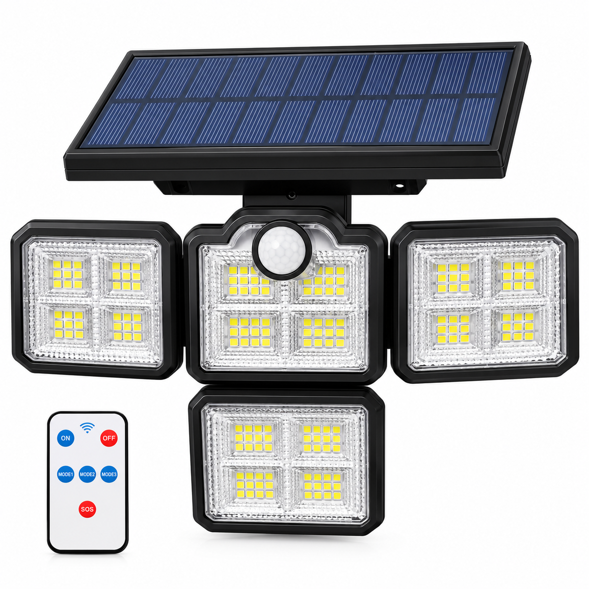 Lámpara Solar con Sensor de Movimiento