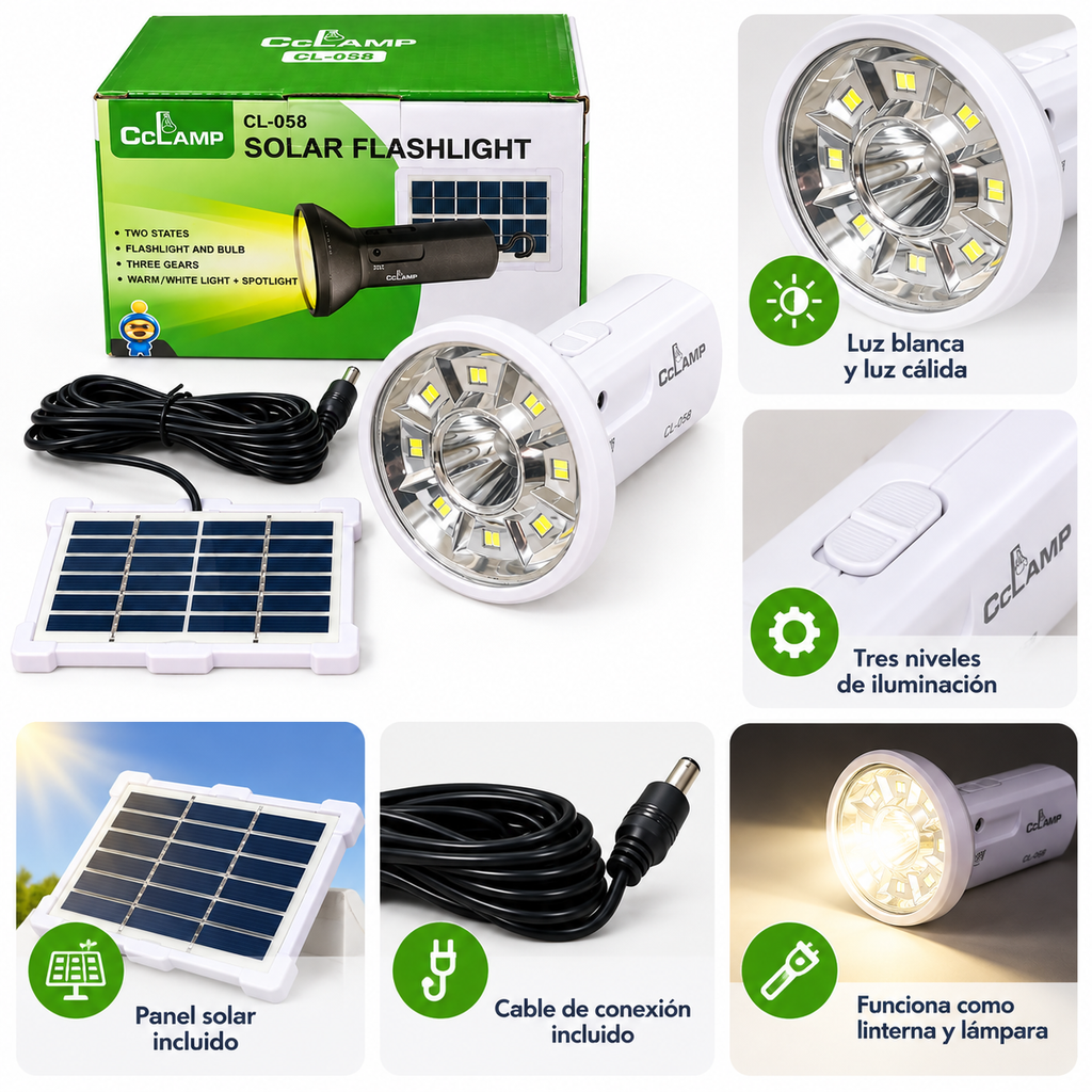 Linterna Solar CL-058