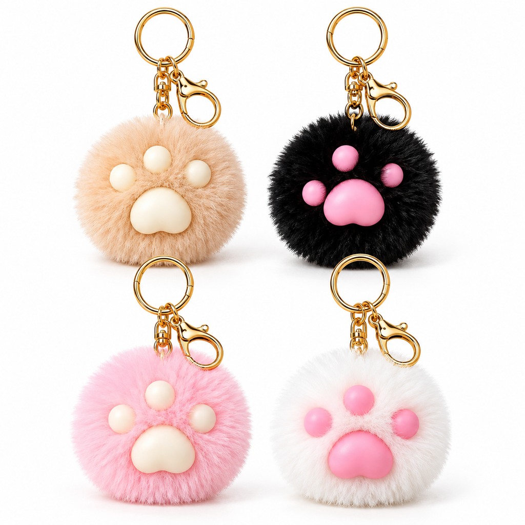 Llavero de Huella en Peluche