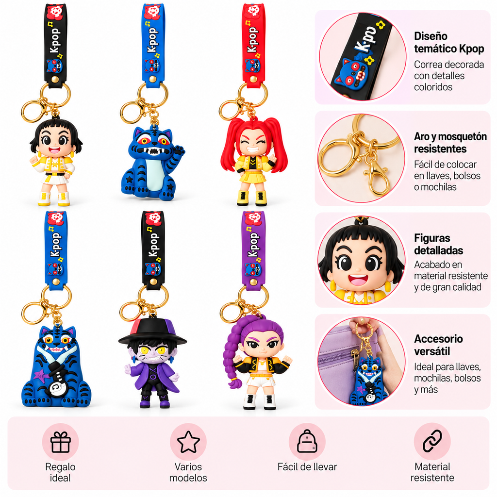 Llaveros de Personajes Kpop