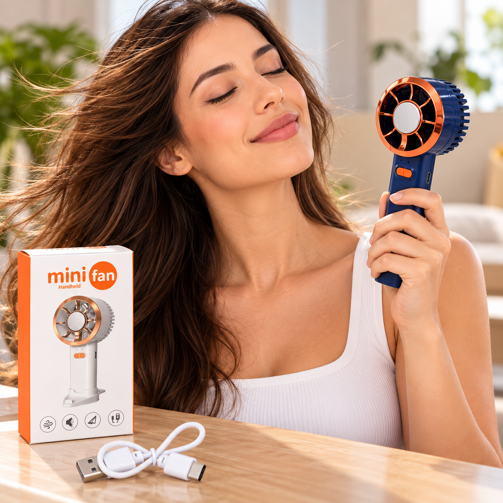 Mini Ventilador Portátil Recargable
