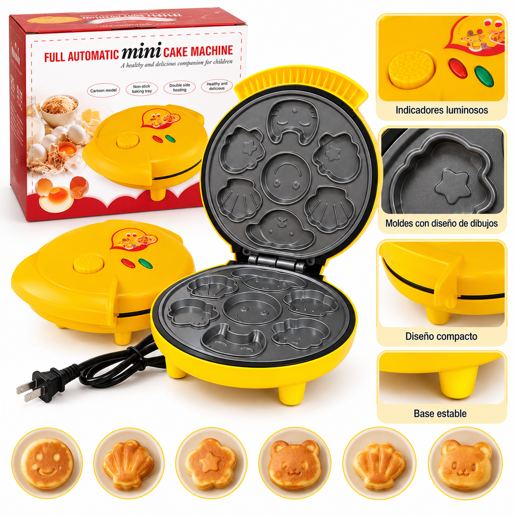 Mini Waflera de Figuras