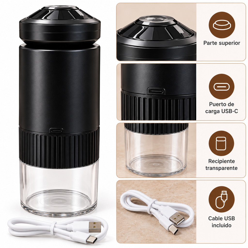 Moledor de Café Eléctrico Multifuncional