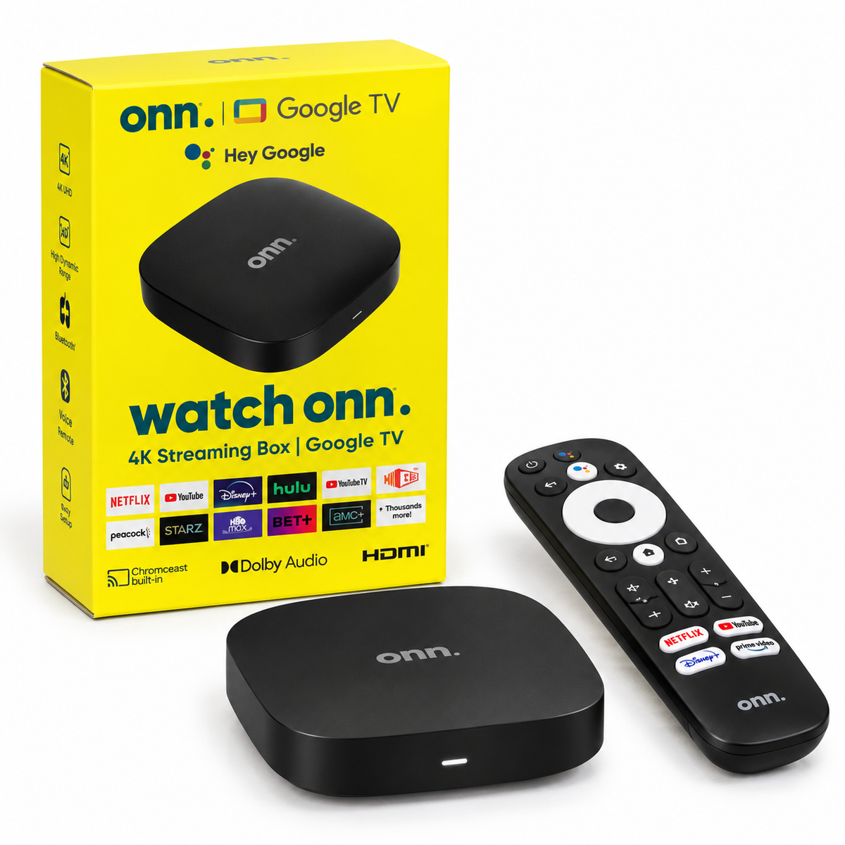 ONN 4K Streaming Box con Google TV