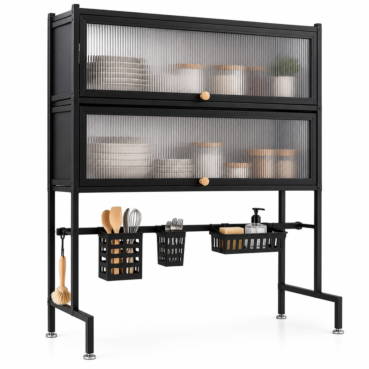 Organizador Escurridor de Cocina de 2 Niveles