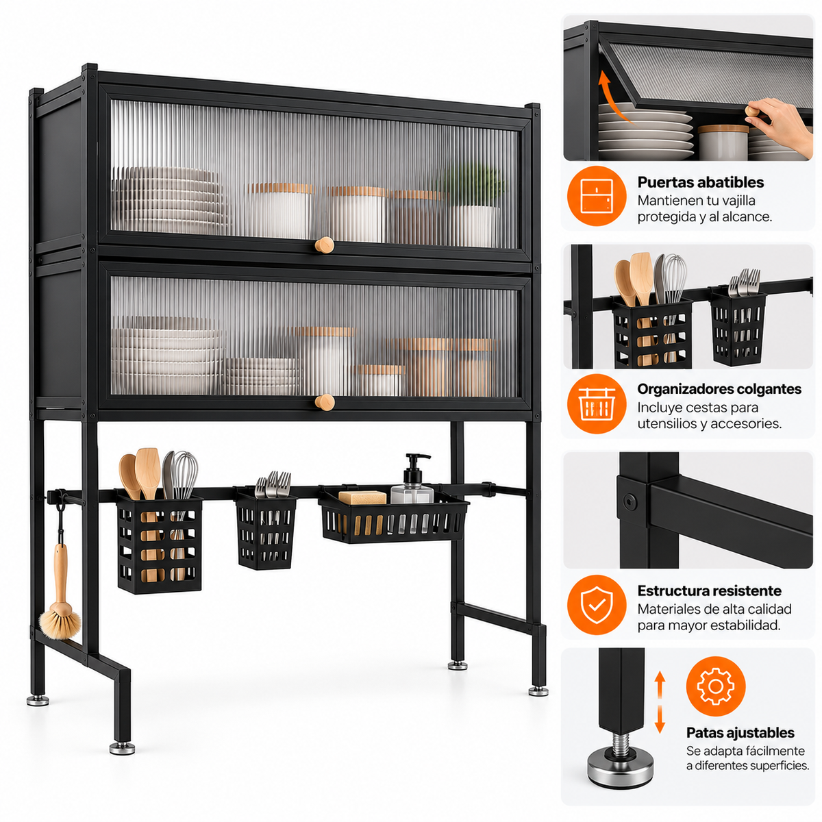 Organizador Escurridor de Cocina de 2 Niveles