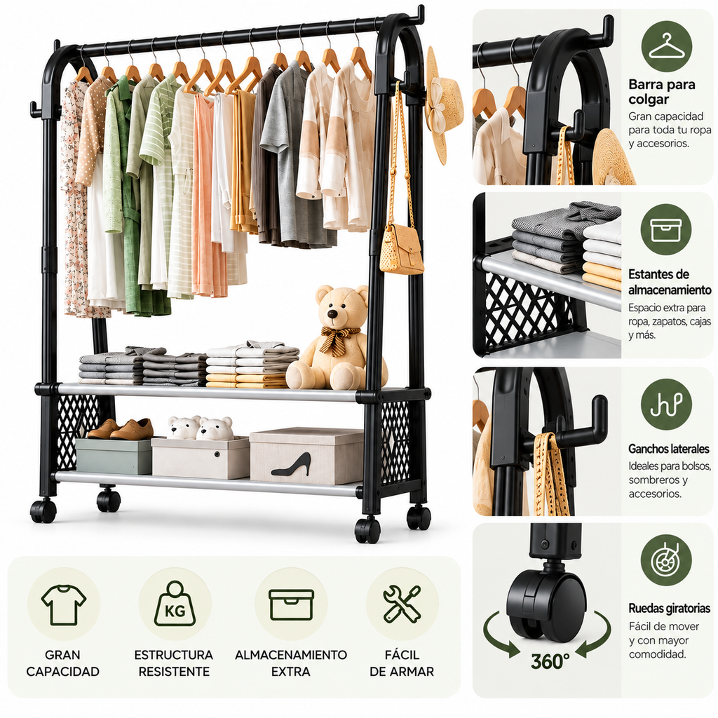 Organizador Tipo Perchero Multifuncional