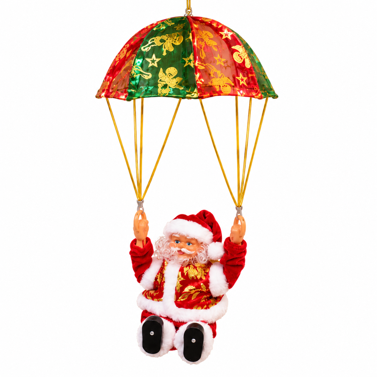 Papá Noel con Paracaídas Musical y Animado