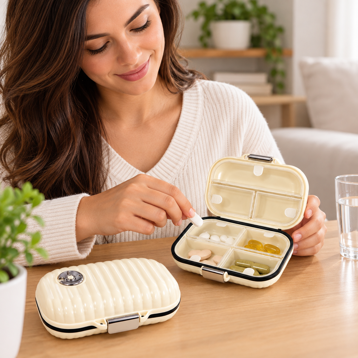 Pastillero Mediano con Compartimentos