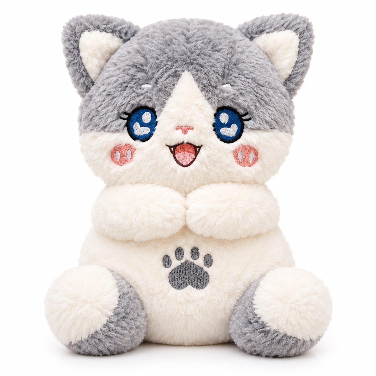 Peluche Gato con Movimiento de Respiración