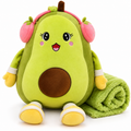 Peluche con Cobija Aguacate 2 en 1
