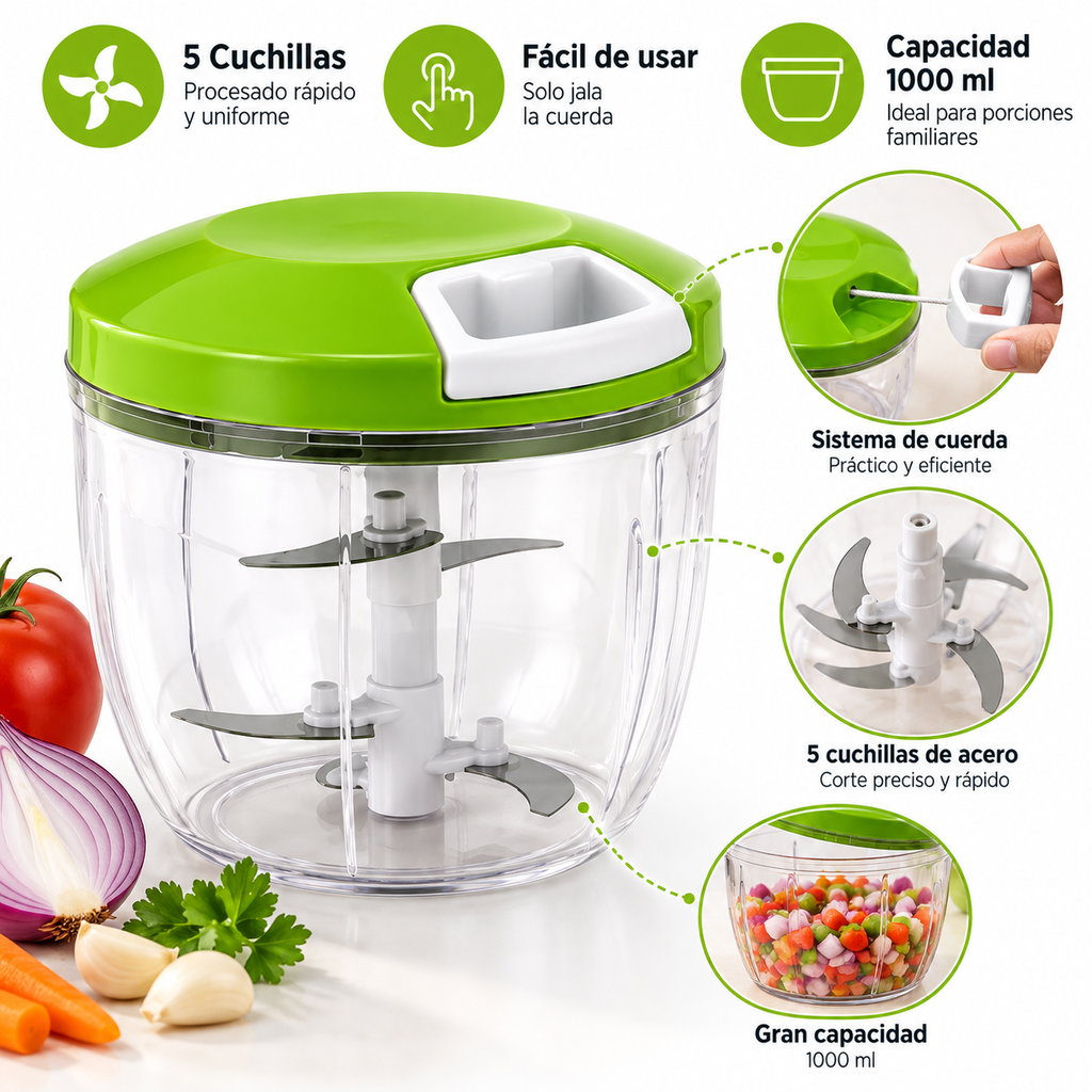 Picatodo Manual BELSCOP K96 de 1.000 ml