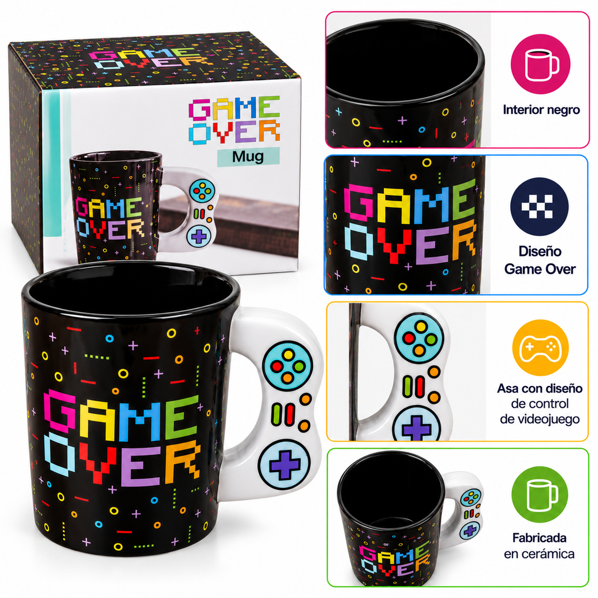 Pocillo Gamer LH-02 “Game Over”