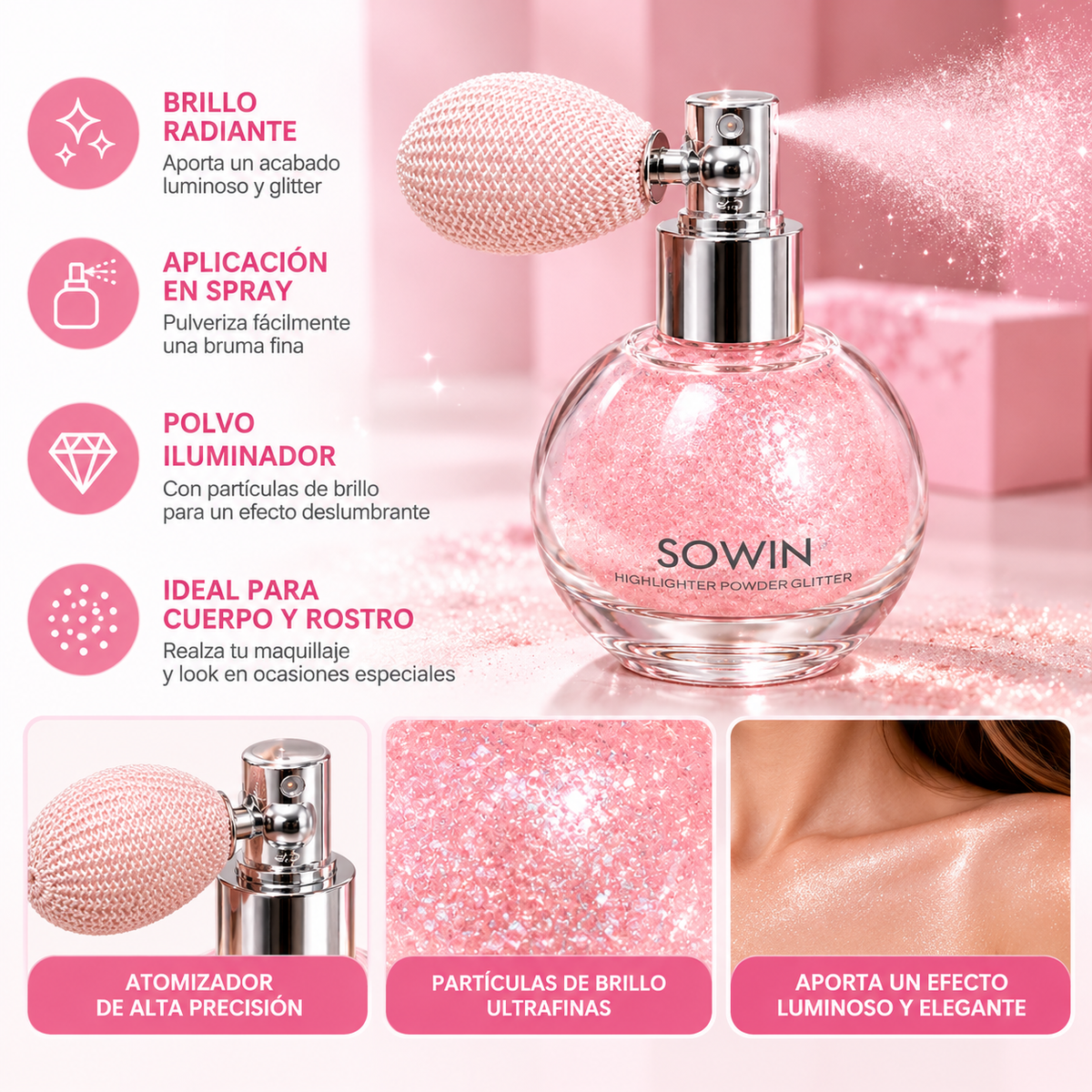 Polvo Suelto Iluminador SOWIN