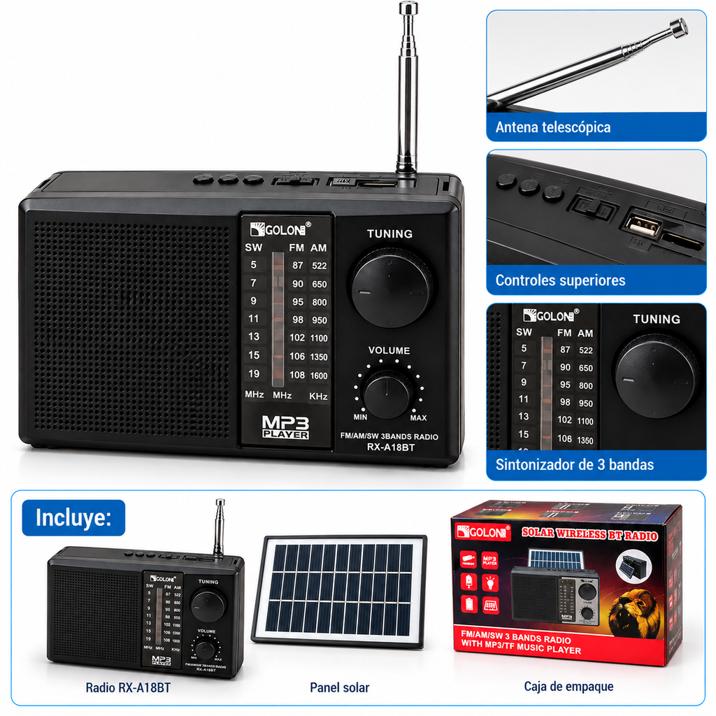 Radio GOLON RX-A18BT