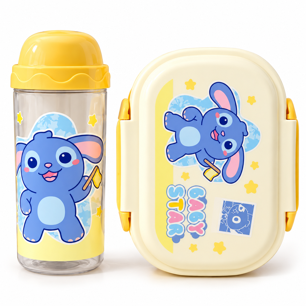 Set Porta Comida Infantil con Vaso