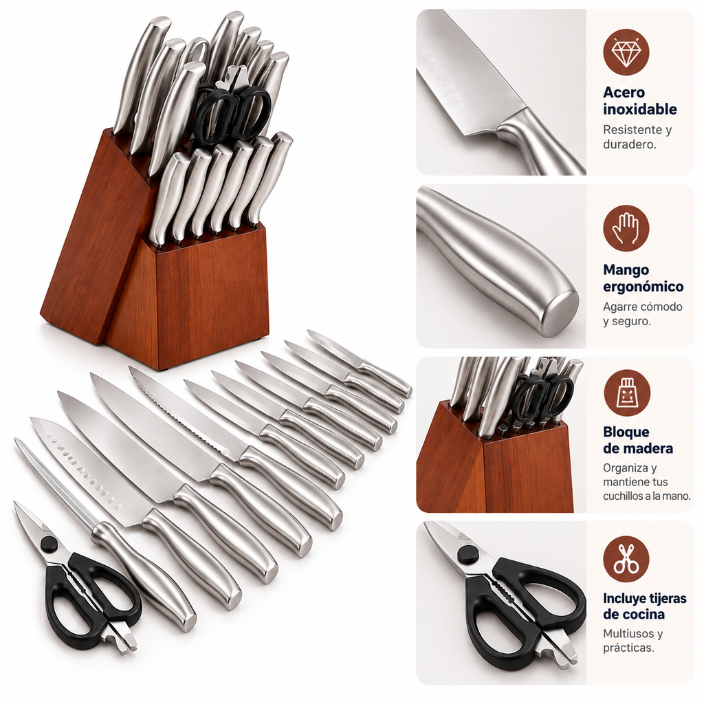 Set de Cuchillos Premium