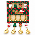 Set de Cucharas Navideñas Doradas x4