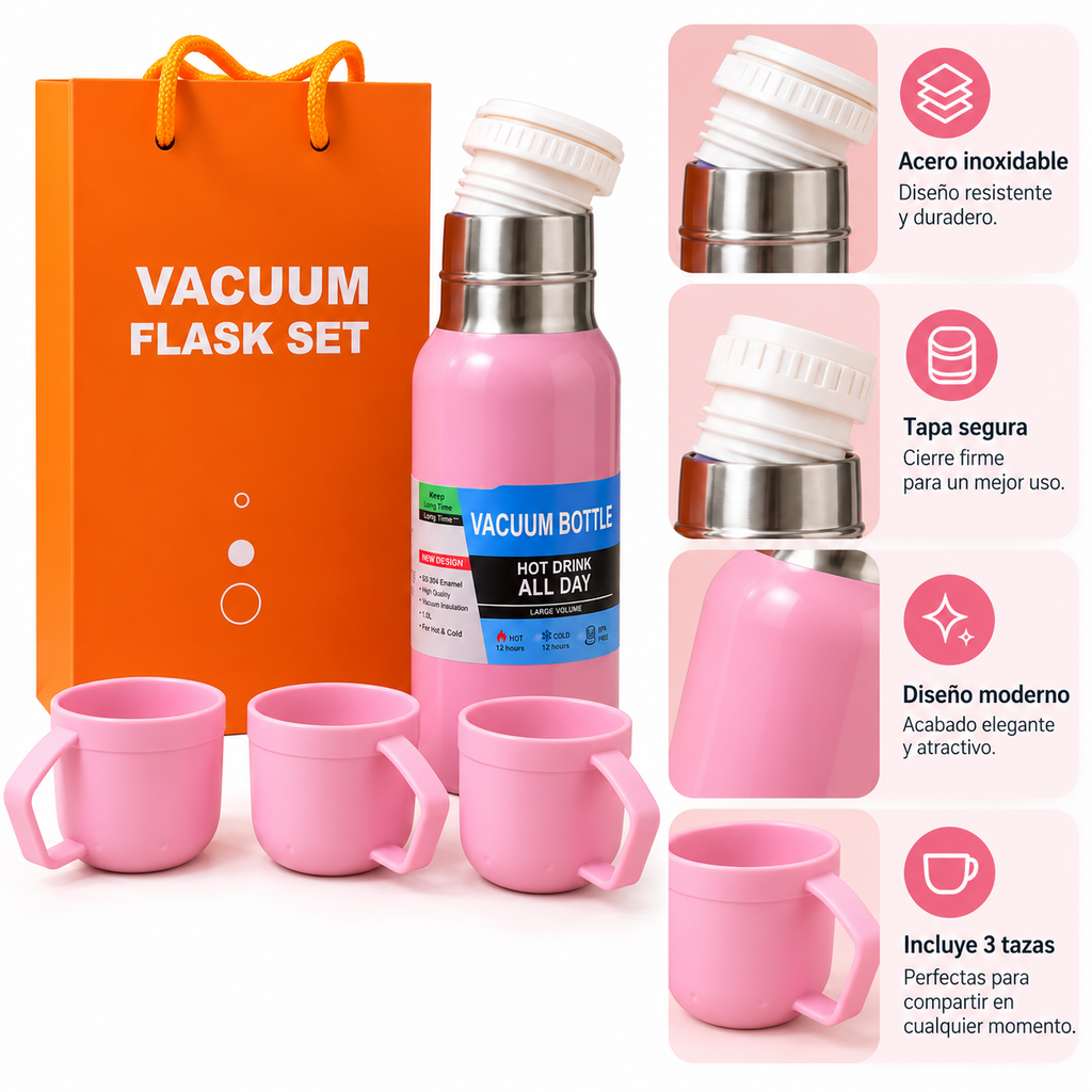 Set de Termo con 3 Pocillos