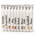 Set de Velas con Mensajes x10