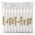 Set de Velas con Mensajes x10