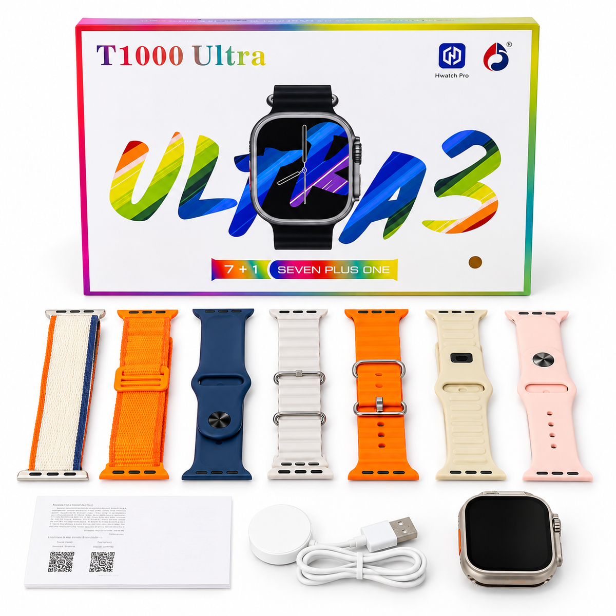 Smartwatch T1000 Ultra 7+1