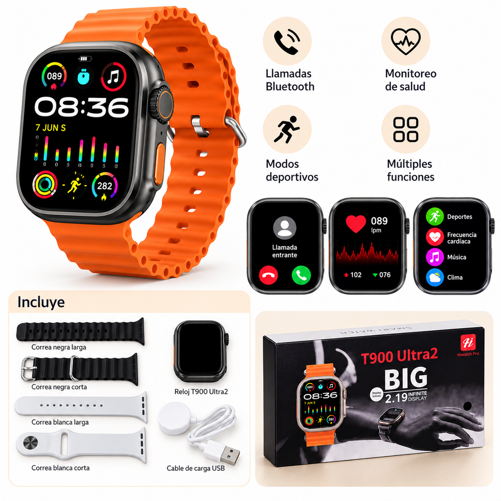 Smartwatch T900 Ultra2
