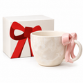Taza con Detalle de Lazo Rosado