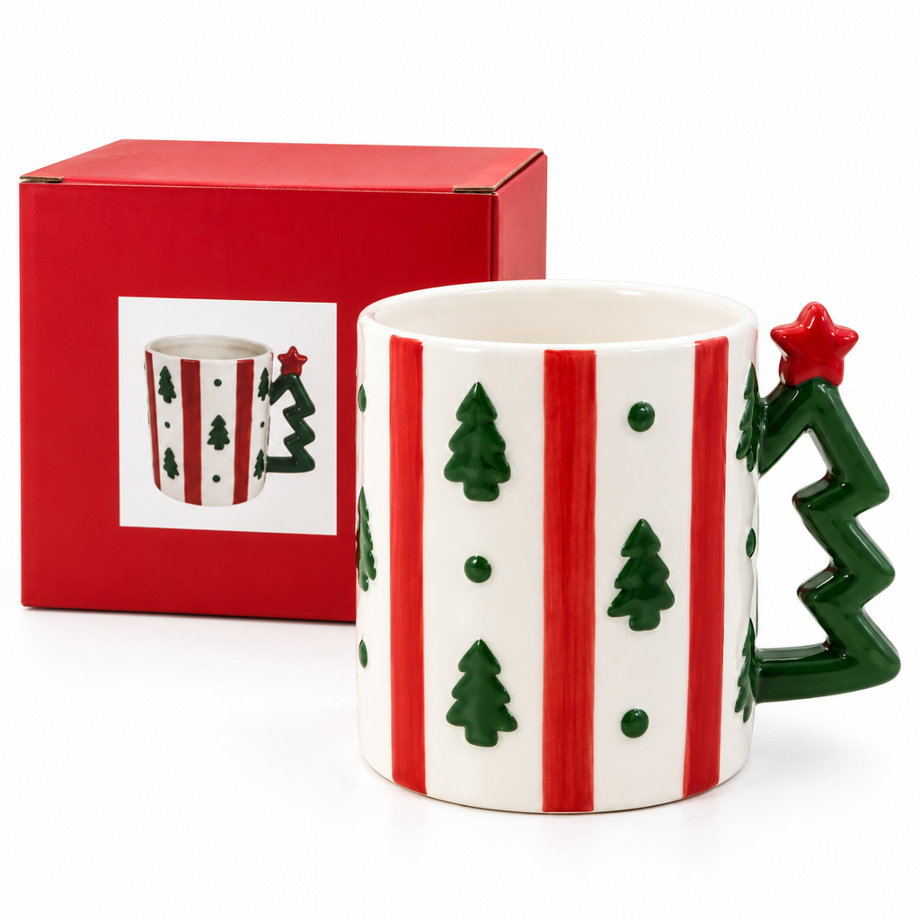Mug Navideño de Cerámica