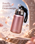 Termo mini portátil con correa de 200 ml
